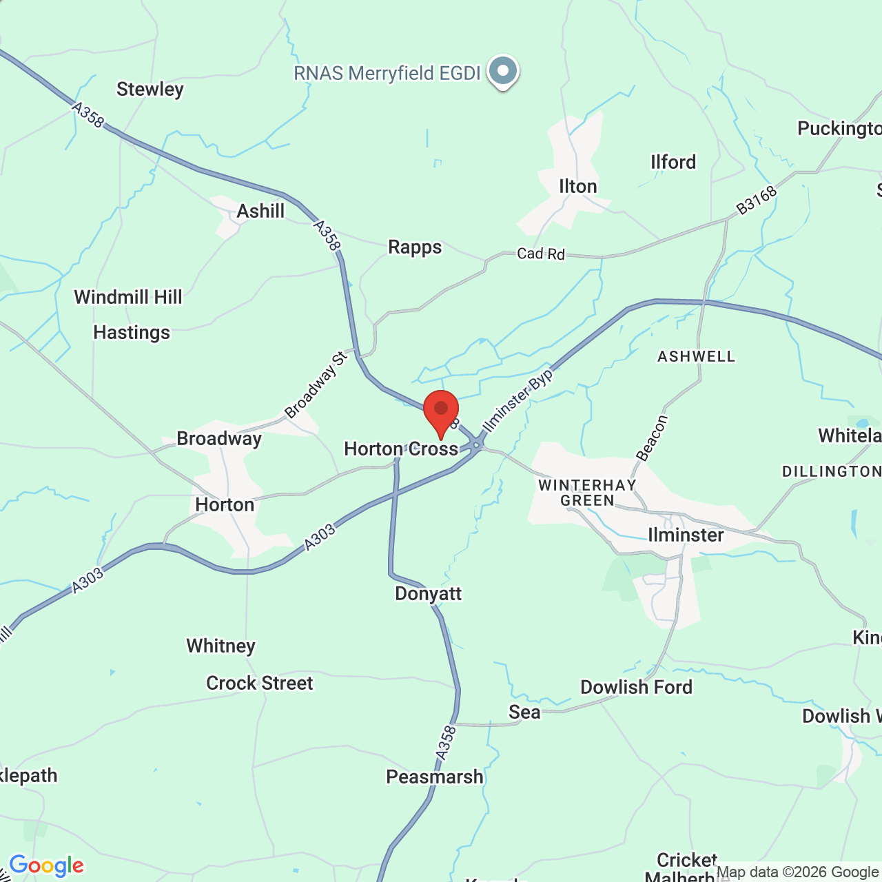 Map displaying vacancy location