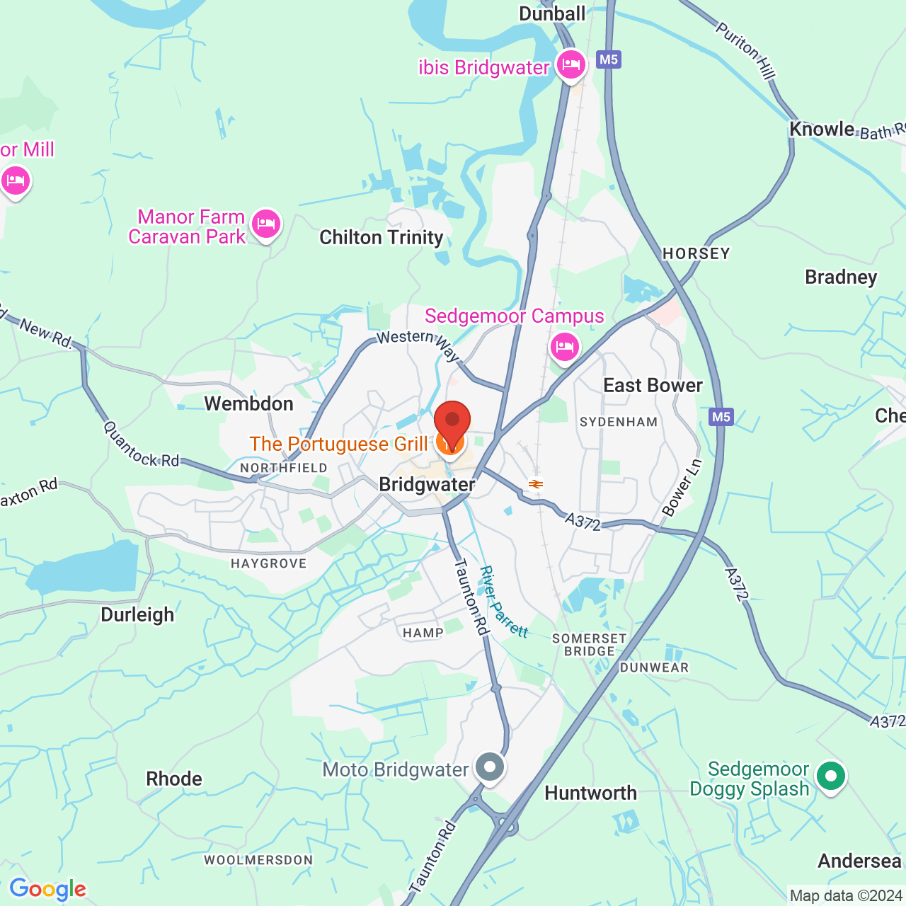 Map displaying vacancy location