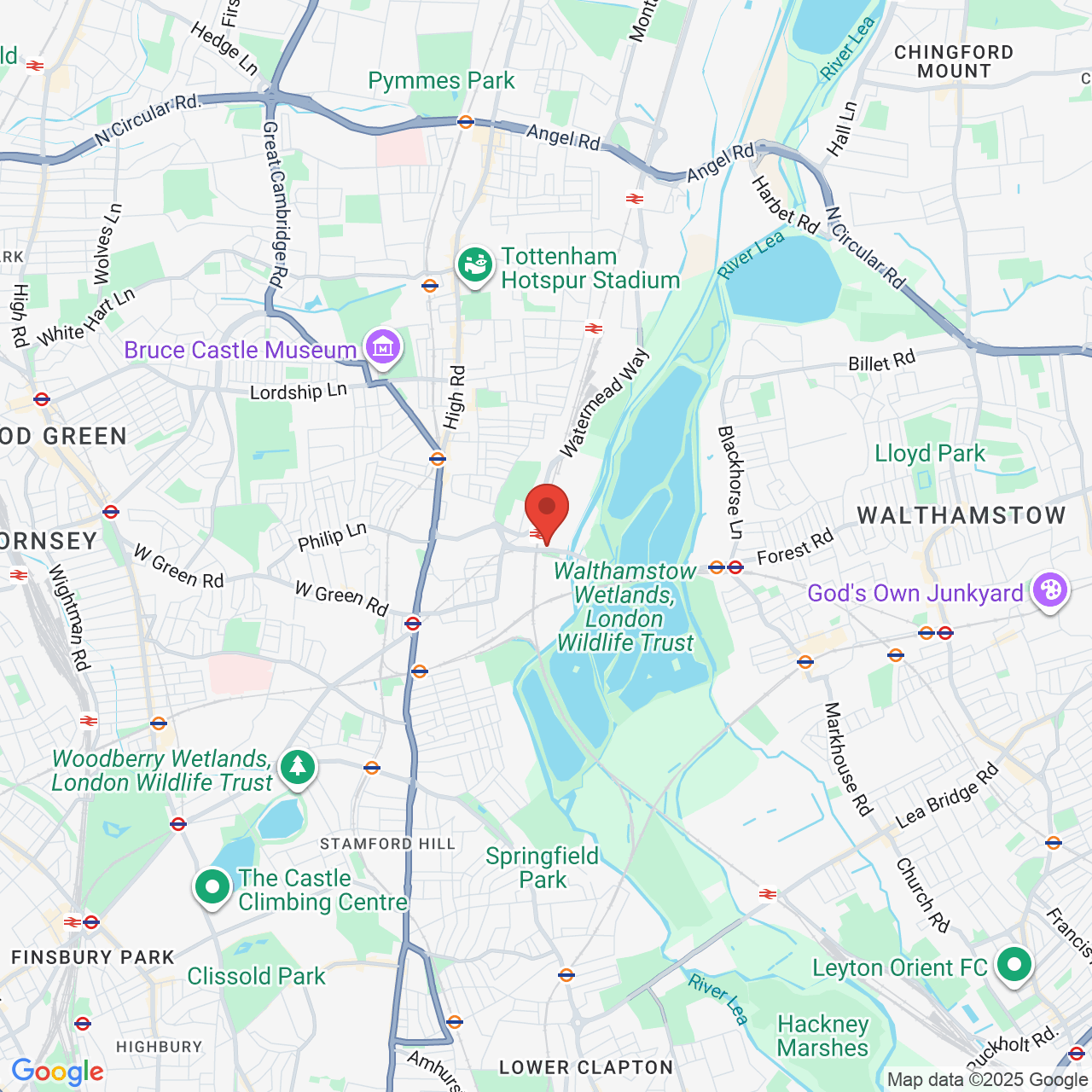 Map displaying vacancy location