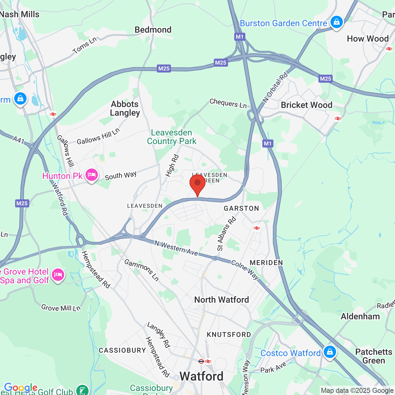 Map displaying vacancy location