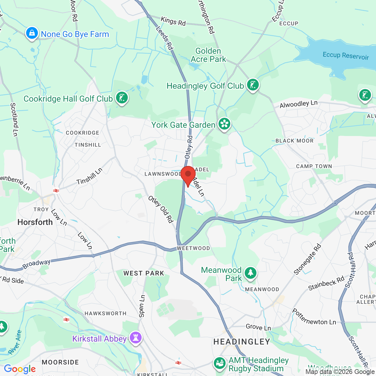Map displaying vacancy location