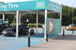 Asda Click and Collect drive-through